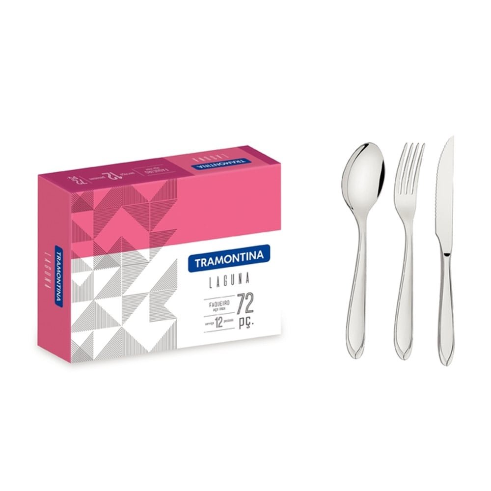 Faqueiro Tramontina Laguna Inox 72 Peças