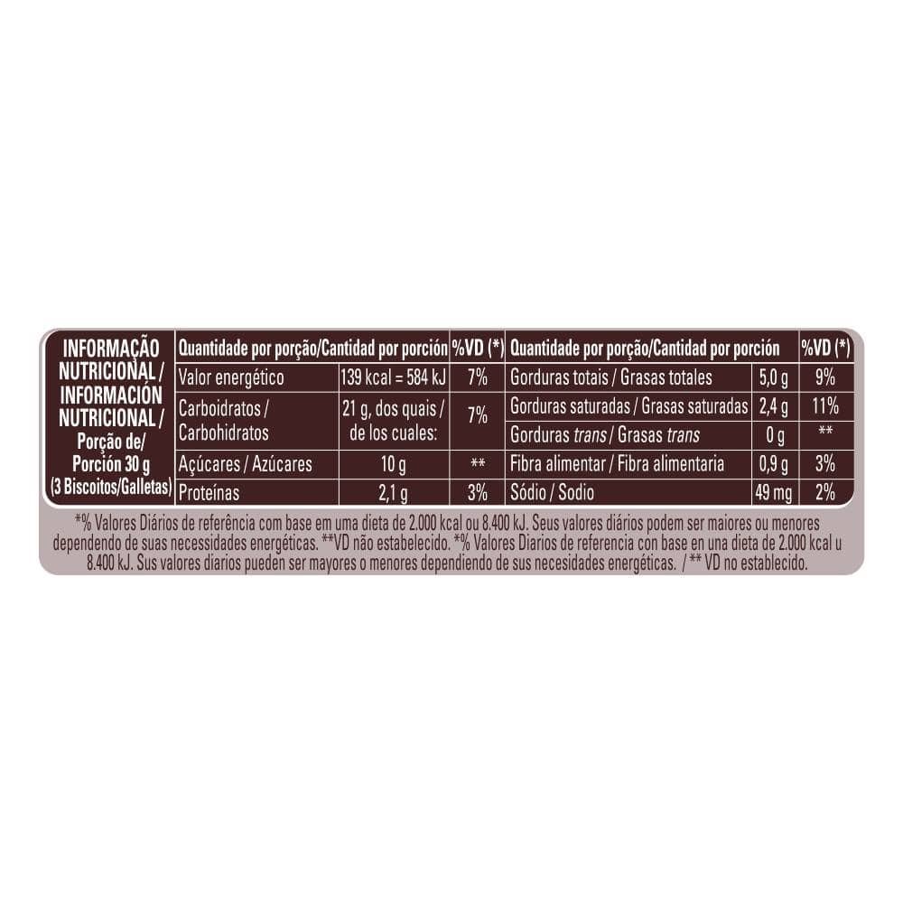 Biscoito Bono Recheado Chocolate 100g 66Un
