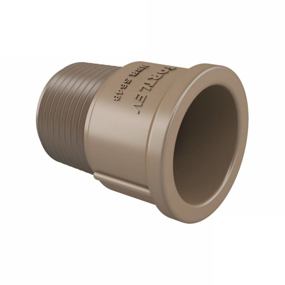 Adaptador Soldável Fortlev Curto 25x3/4 - Embalagem com 50 Unidades
