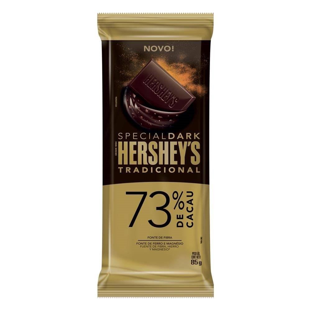 Chocolate Hersheys Special Dark 73% de Cacau 85g - Embalagem com 12 Unidades