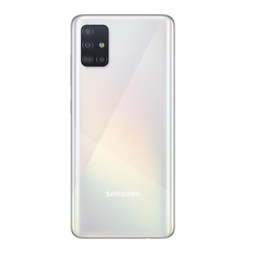 Smartphone Samsung Galaxy A51, Branco, Tela 6.5", 4G+WiFi+NFC, Android, Câm Traseira 48+12+5+5MP e Frontal 32MP,128GB