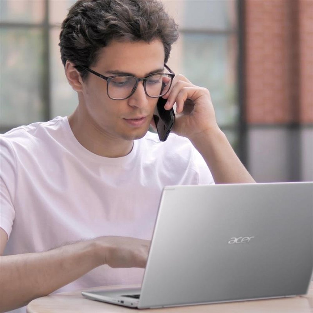 Notebook Acer Aspire 5, Prata, Tela de 14", Core I3, 8GB RAM, 512GB SSD, Windows 10