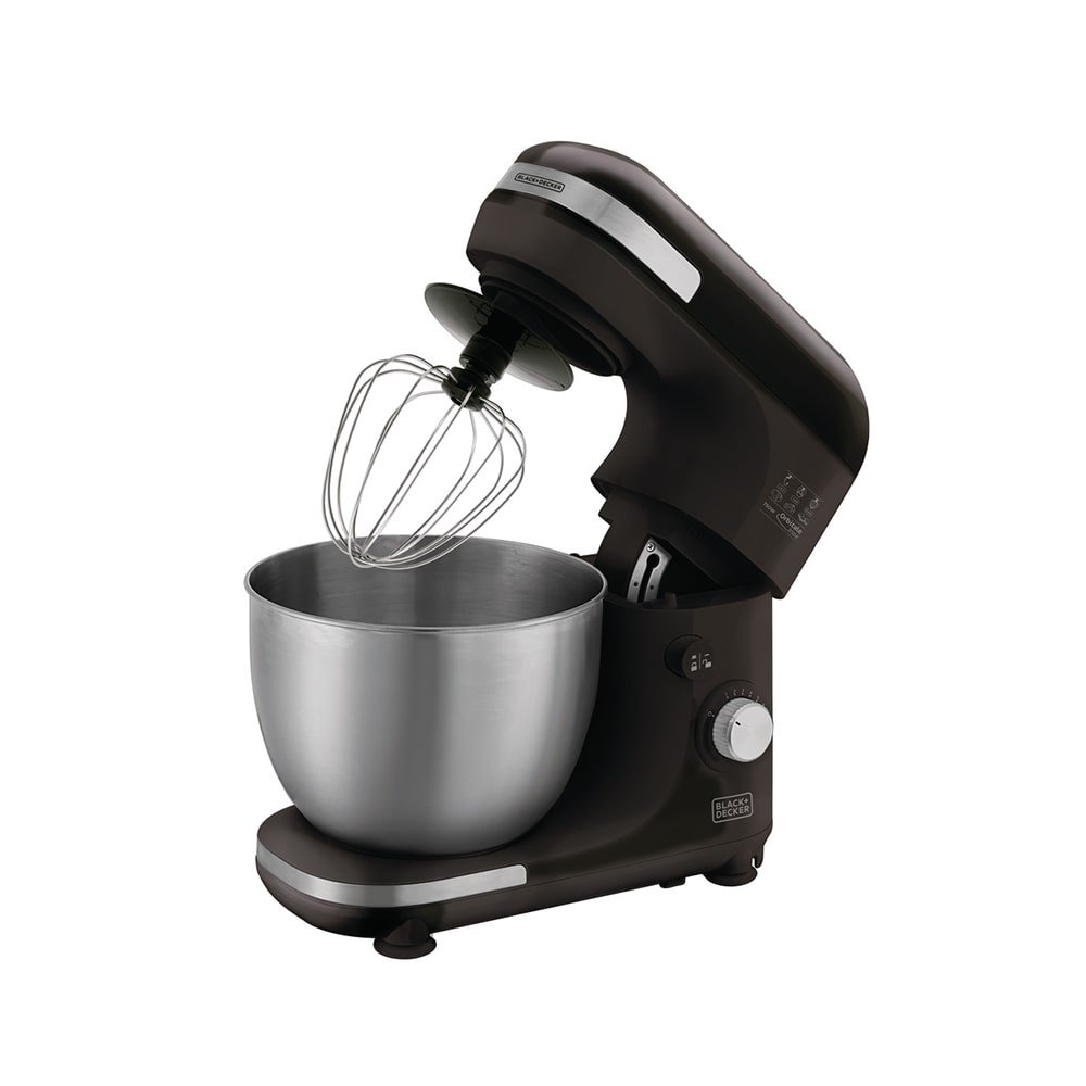 Batedeira Planetária Black & Decker Plan2000 8 Velocidades, 750W, 1 Tigela, 5 Litros, Preto  220V