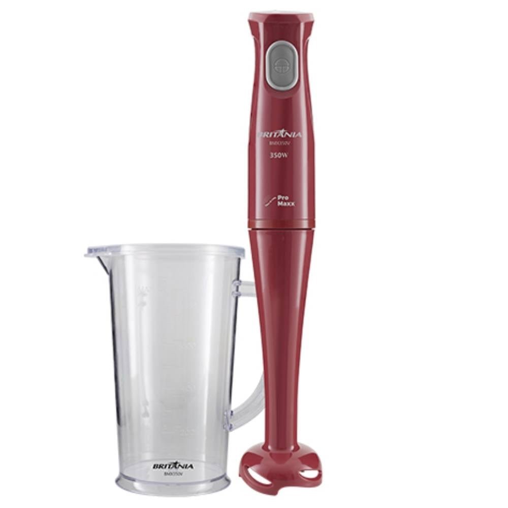 Mixer Britânia BMX350V, Copo de 1,05L, 350W, Vermelho, 220V