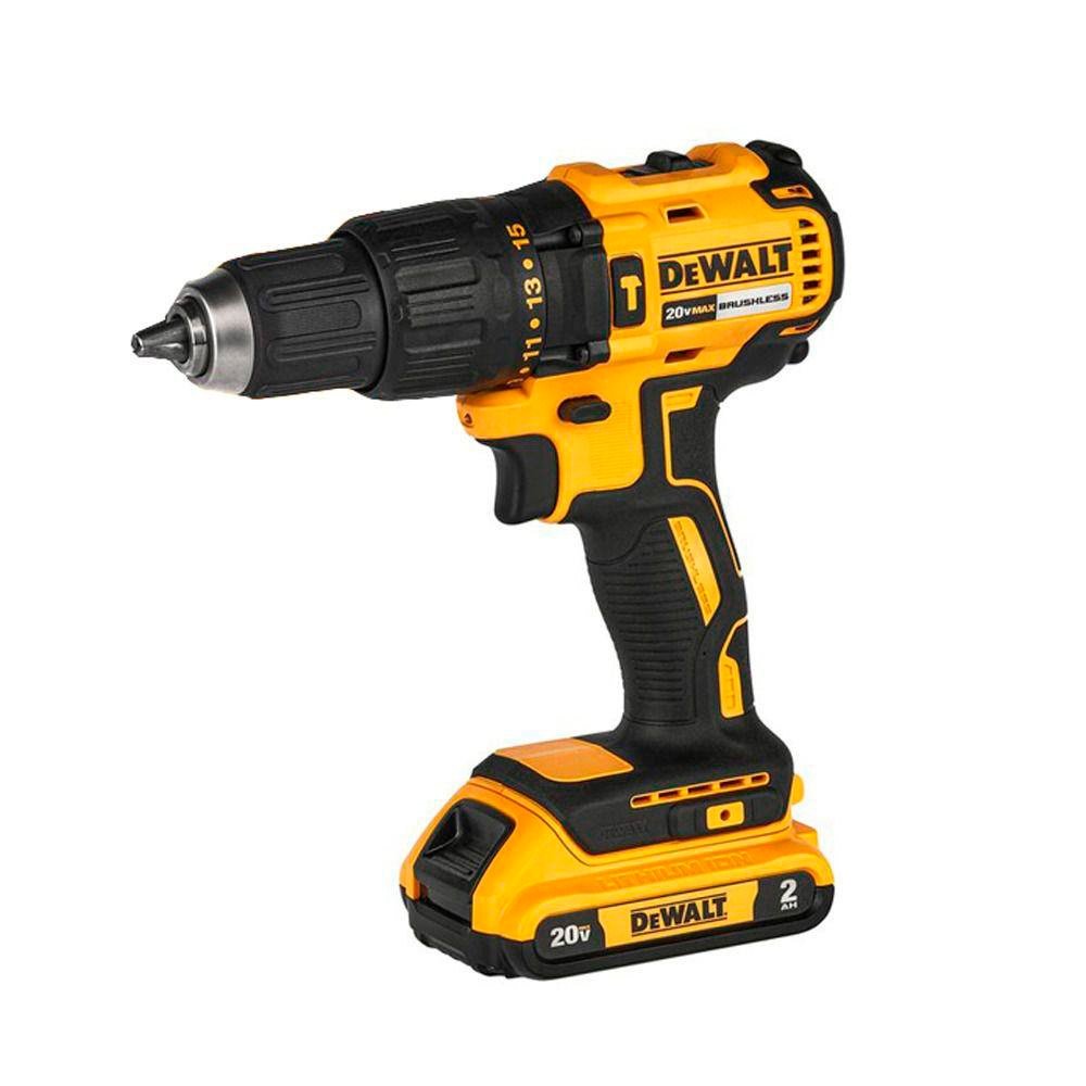 Furadeira Parafusadeira Dewalt 1/2P DCD7781D1BR 20V 1 Bateria 2AH com Bolsa Bivolt