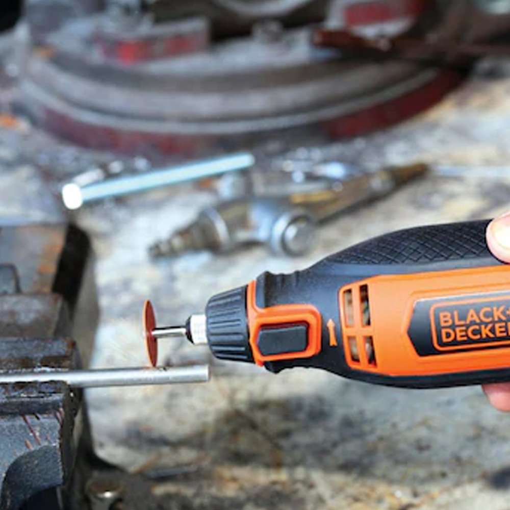 Micro Retifica Black e Decker RT18KABR Controle de Torque 113 Acessórios + Maleta 180W 110V