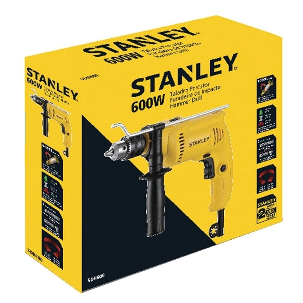 Furadeira de Impacto Stanley VVR 1/2P SDH600 600W 220V