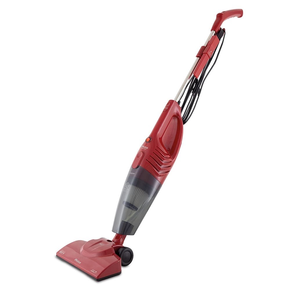 Aspirador de Pó Vertical Philco PAS1300V Multi Clean - 650ml, 1300W, Vermelho, 110V