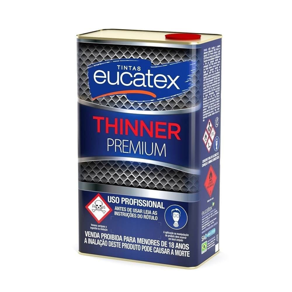 Thinner Eucatex 9100 5L - Embalagem com 4 Unidades