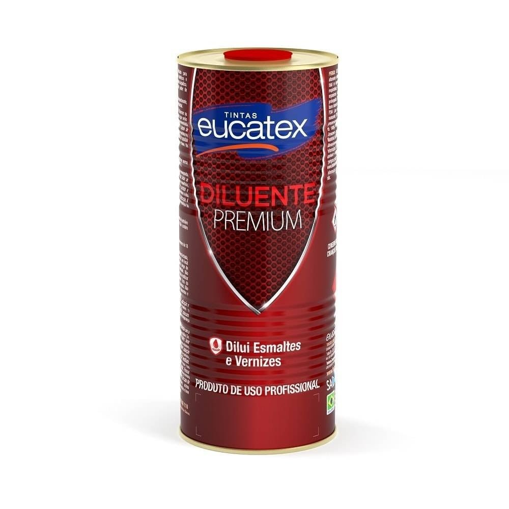 Aguarrás Eucatex 900ml - Embalagem com 12 Unidades