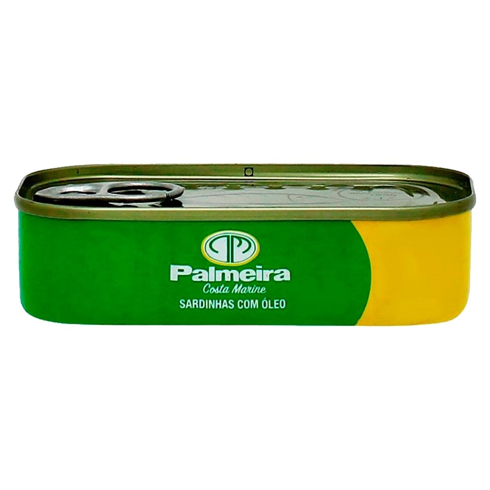 Sardinha Palmeira Óleo de Soja Abre Fácil 125g - Embalagem c/ 50 Unidades