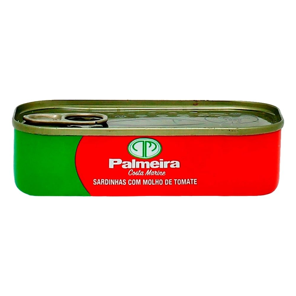Sardinha Palmeira Molho de Tomate Abre Fácil 125g - Embalagem c/ 50 Unidades