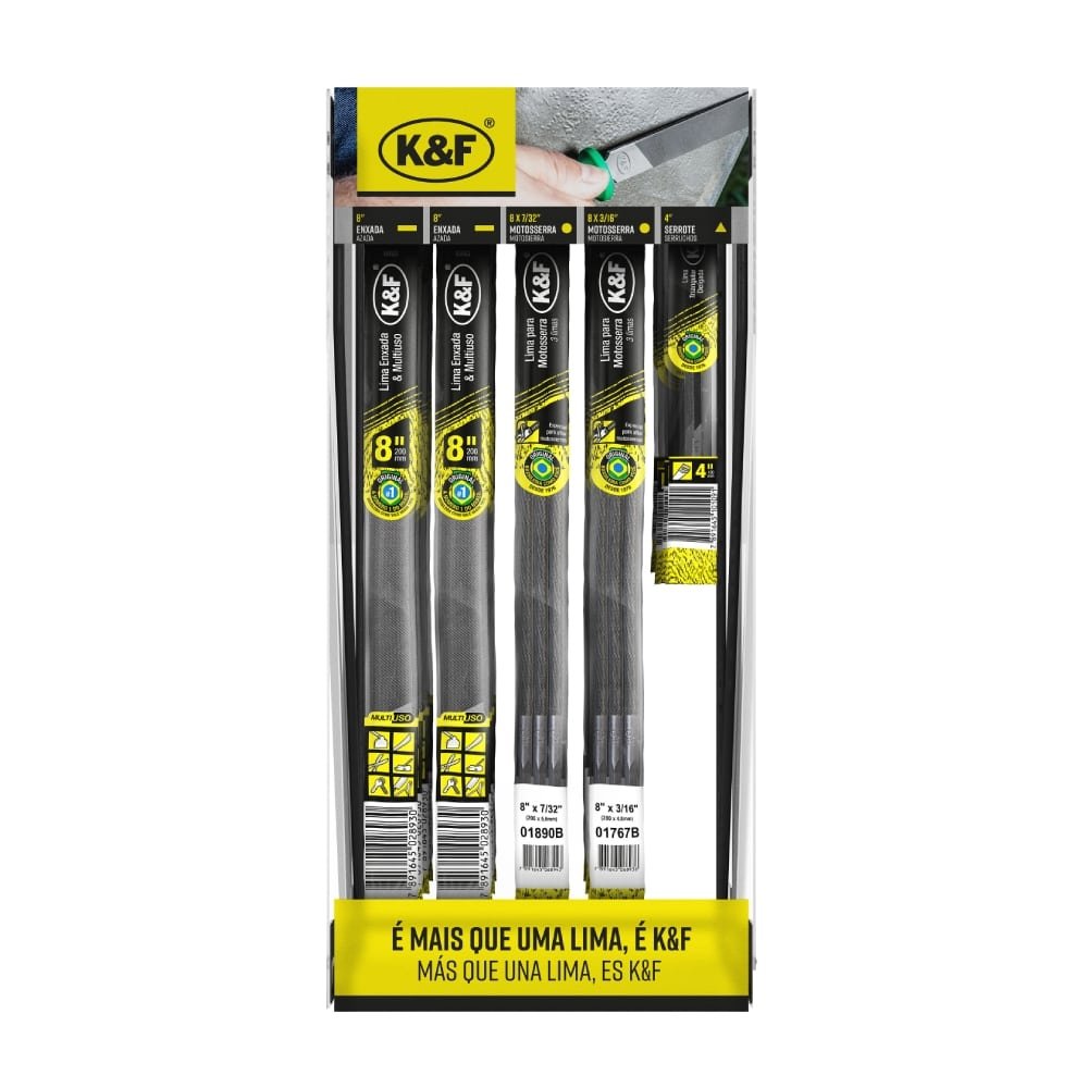 Display Balcão Limas KF Multiuso DSPKF66 90 Limas Sortidas