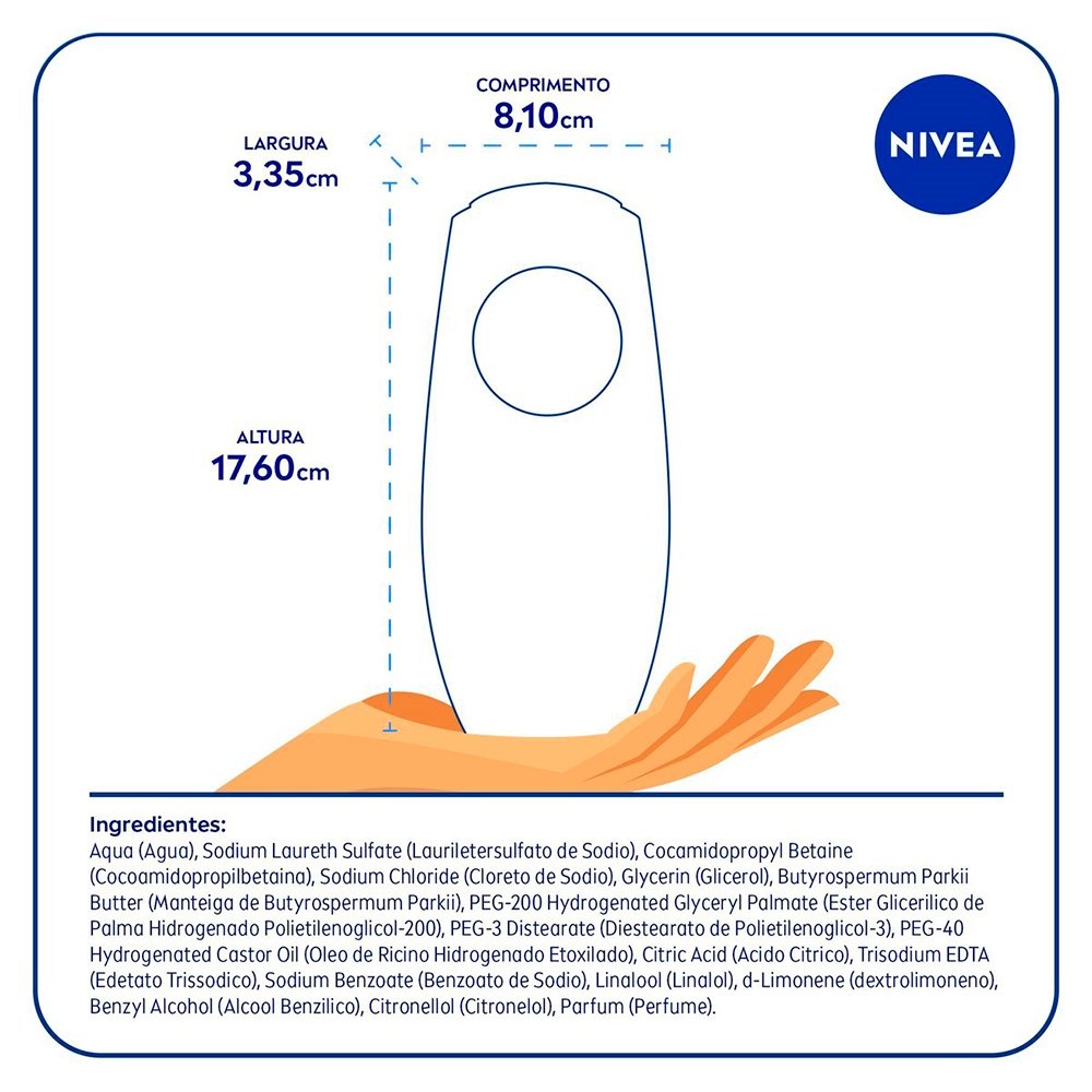 Sabonete Líquido Nivea Antibacteriano 3 em 1 250ml