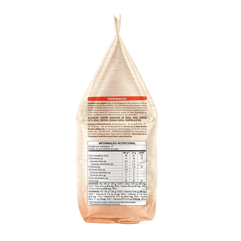 Cereal Infantil Mucilon de Cereais 360g - Embalagem com 9 Unidades
