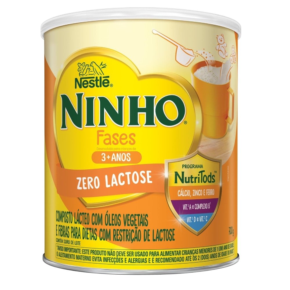Leite em Pó Ninho Fases Zero Lactose 700g