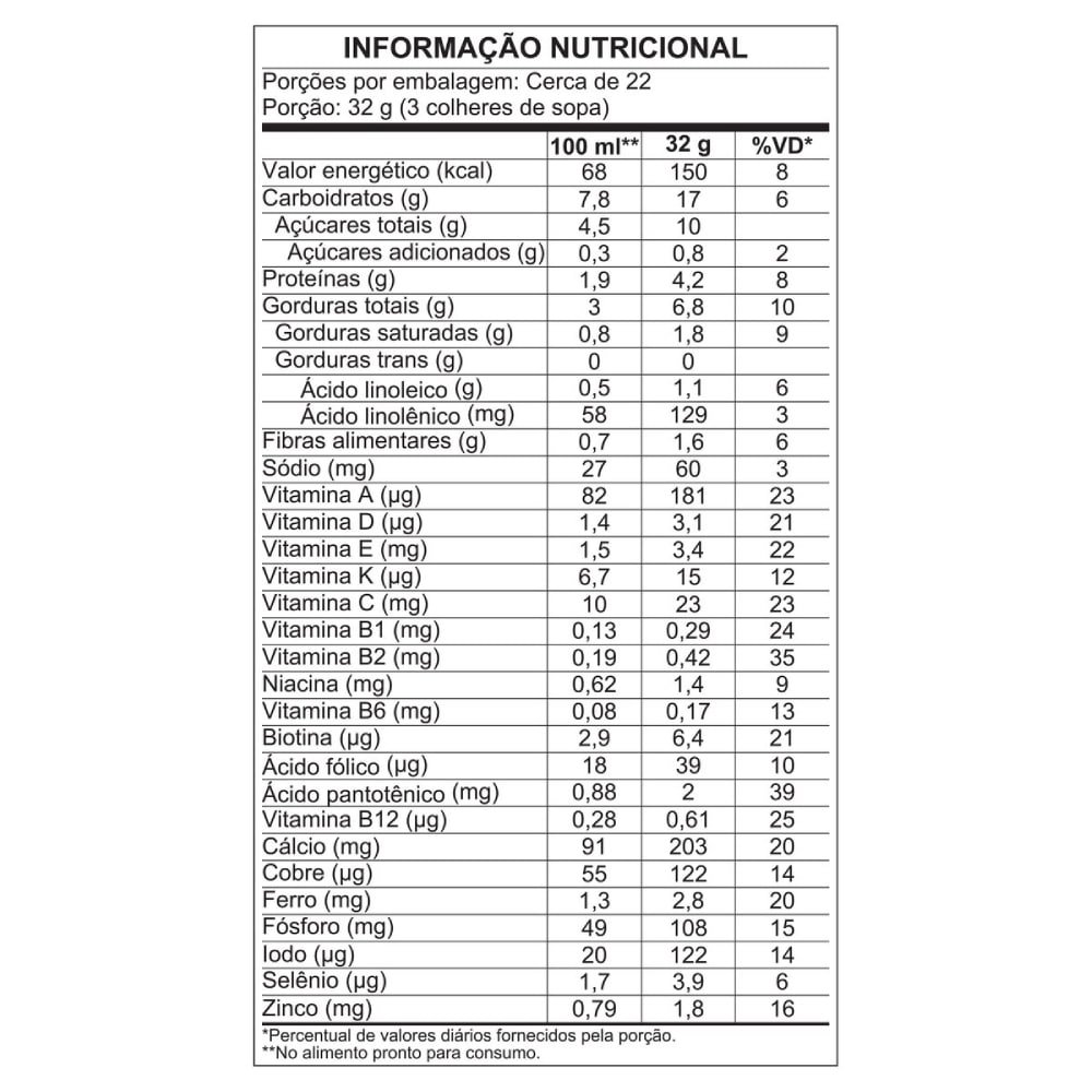 Leite em Pó Ninho Fases Zero Lactose 700g