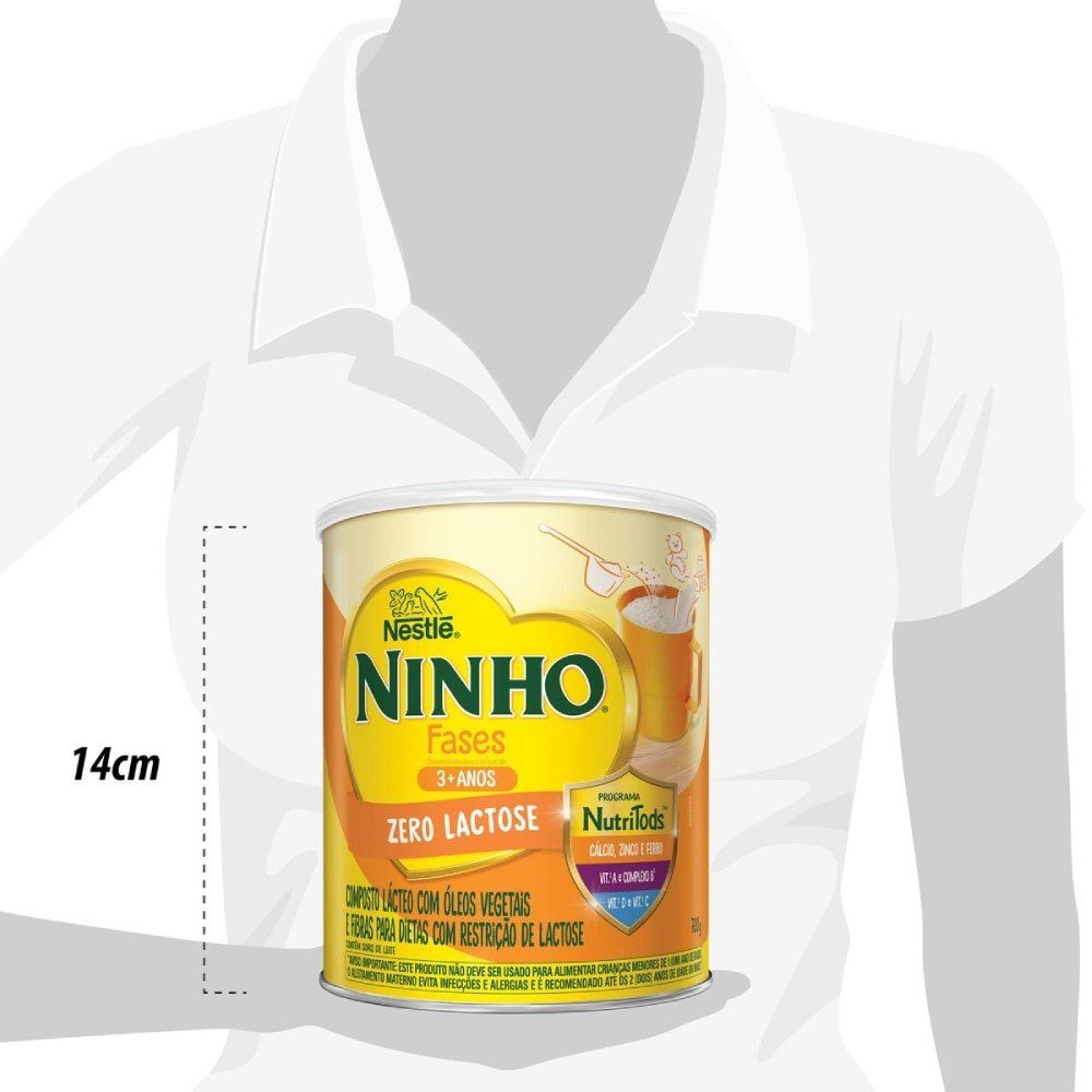 Leite em Pó Ninho Fases Zero Lactose 700g