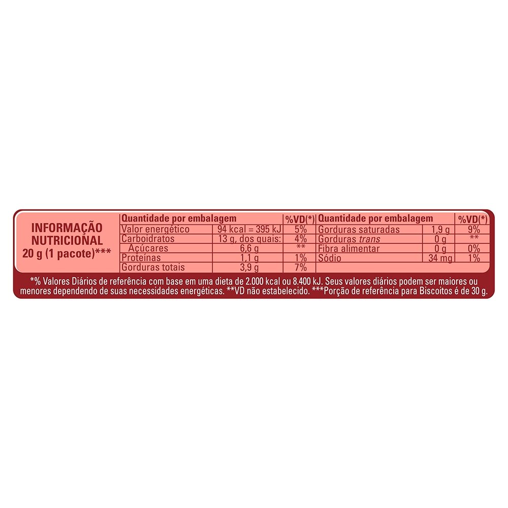 Biscoito Cookie Galak Branco com Gotas 60g - Embalagem com 52 Unidades