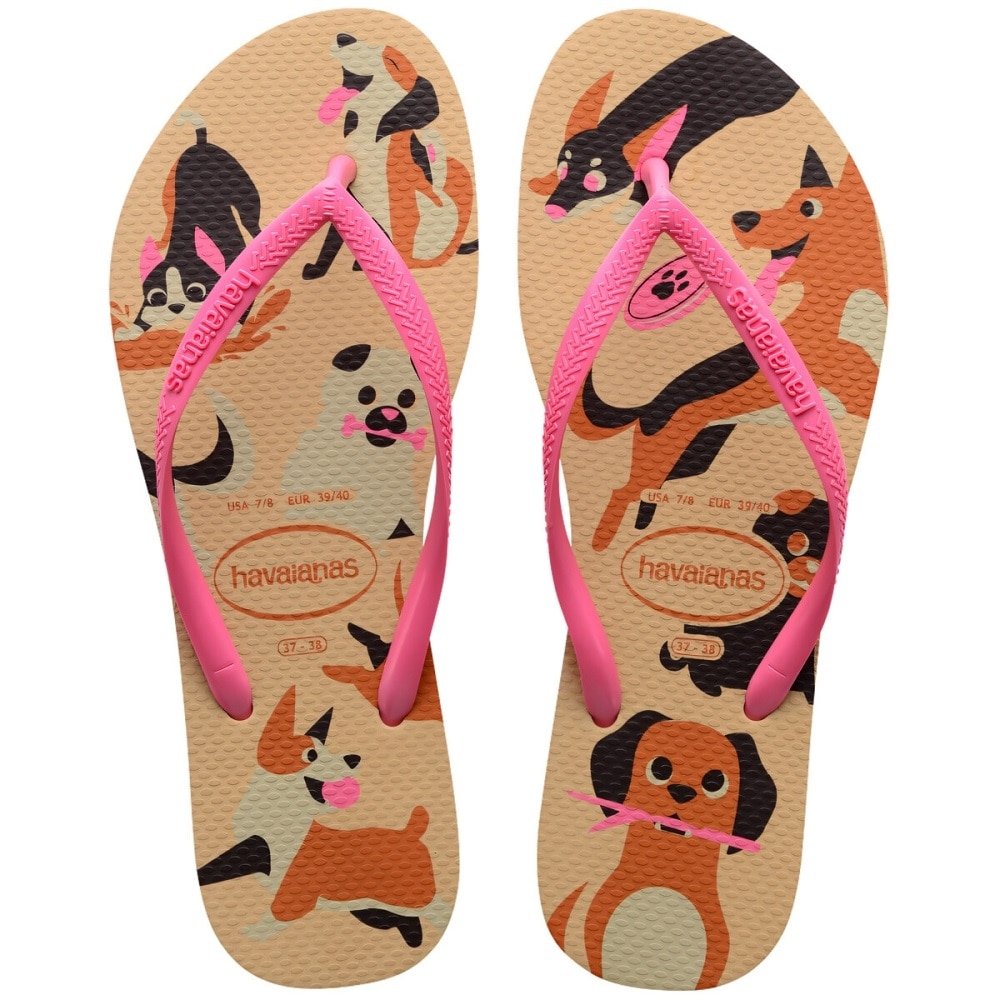 Havaianas Slim Pets Dourado 29/0