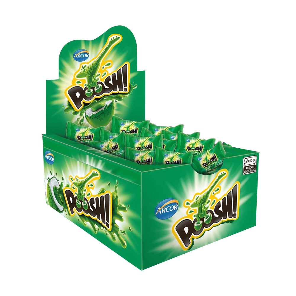 Chiclete Arcor Poosh Hortelã 200g