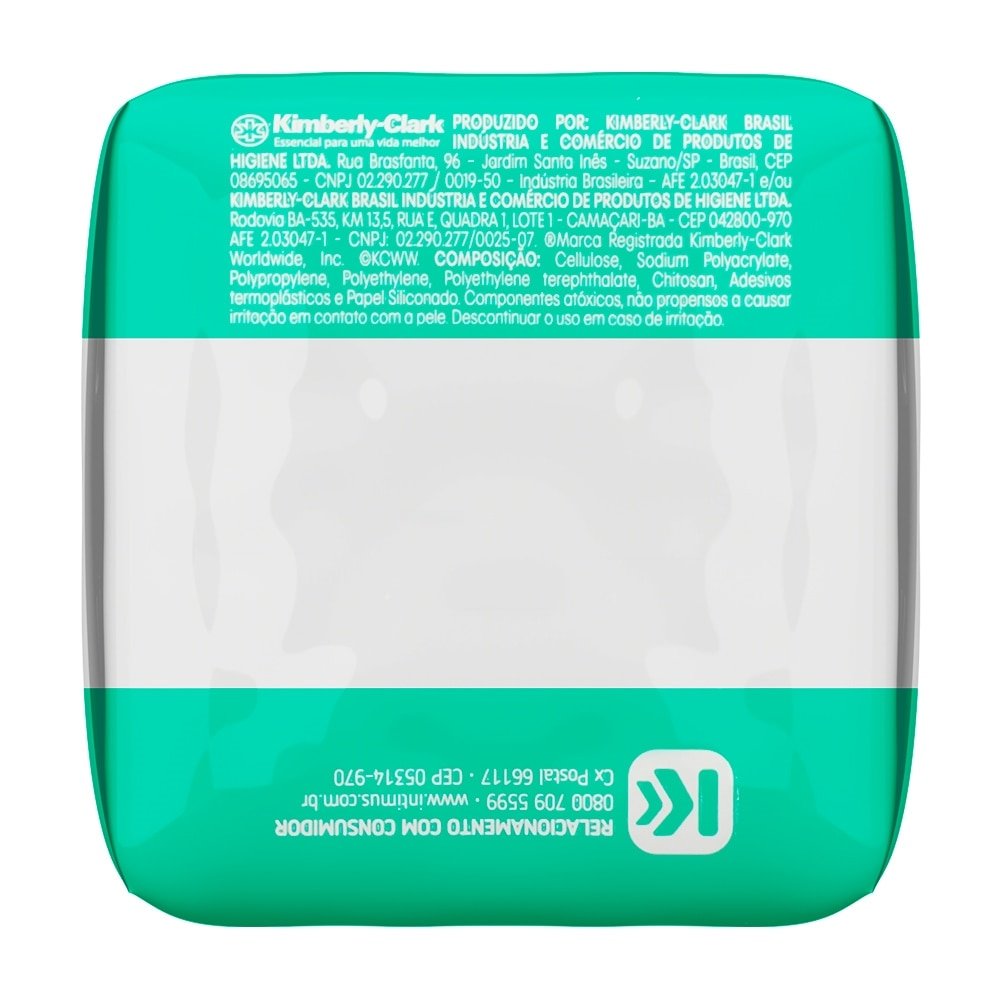 Absorvente Intimus Ultrafino Antibacteriana com Abas - Embalagem com 8 Unidades
