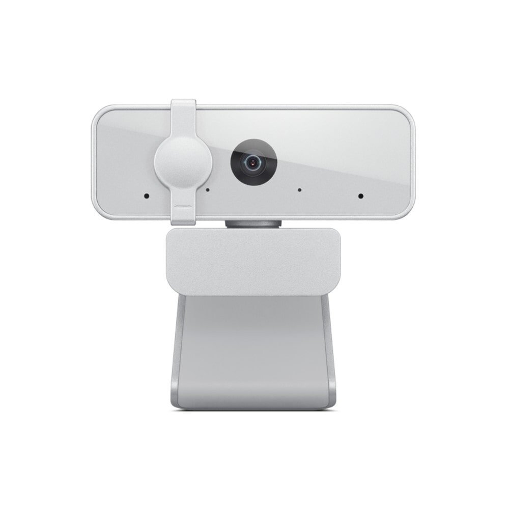 Webcam Lenovo 300, Full HD 1080p, USB, Microfone Integrado, Cinza Claro