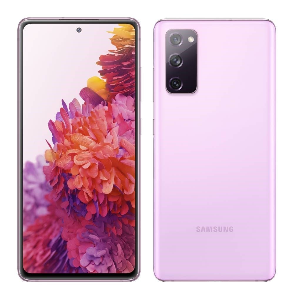 Smartphone Samsung Galaxy S20 FE Violeta, Tela de 6.5", 5G+Wi-Fi+NFC, And. 12, Câm. Tras. 12+12+8MP e Fro. 32MP, 6GB RAM, 128GB