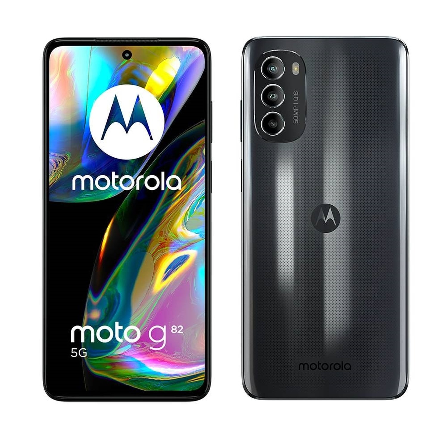 Smartphone Motorola Moto G82, Preto, Tela de 6.6", 5G+Wi-Fi+NFC, And. 12, Câm. Tras. 50+8+2MP, Frontal 16MP, 6GB RAM, 128GB