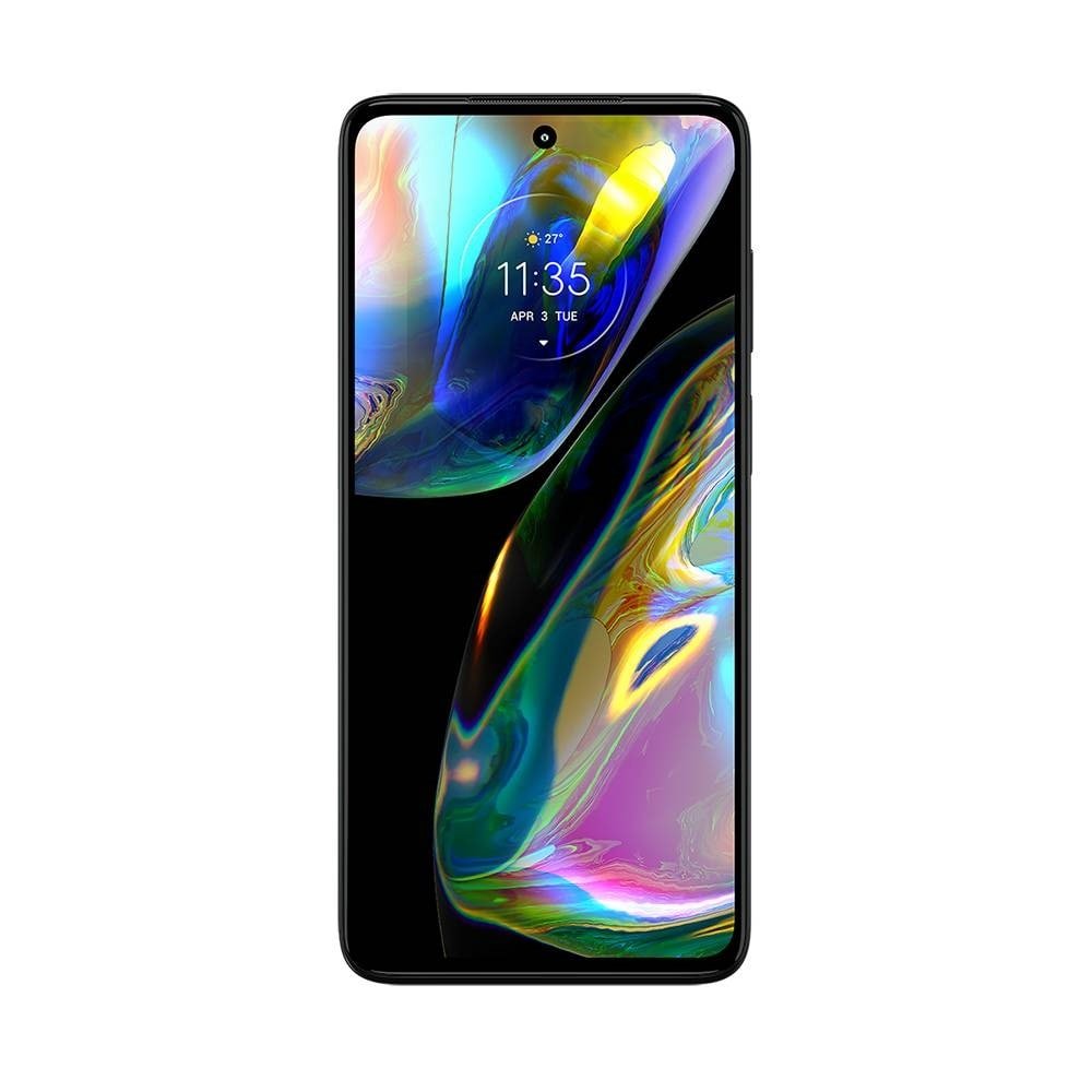 Smartphone Motorola Moto G82, Preto, Tela de 6.6", 5G+Wi-Fi+NFC, And. 12, Câm. Tras. 50+8+2MP, Frontal 16MP, 6GB RAM, 128GB