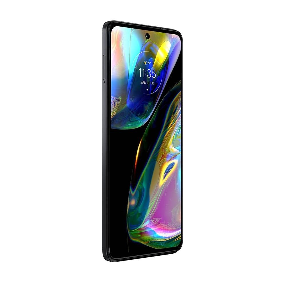 Smartphone Motorola Moto G82, Preto, Tela de 6.6", 5G+Wi-Fi+NFC, And. 12, Câm. Tras. 50+8+2MP, Frontal 16MP, 6GB RAM, 128GB