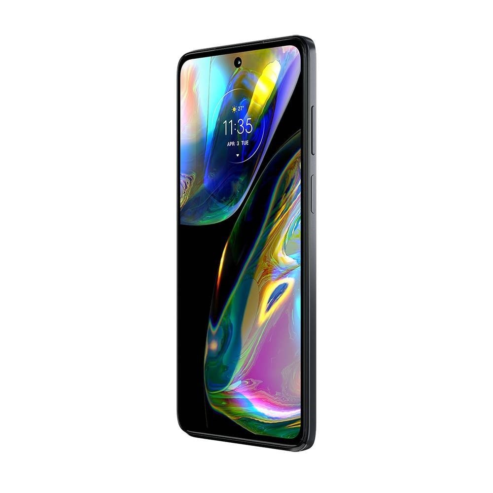Smartphone Motorola Moto G82, Preto, Tela de 6.6", 5G+Wi-Fi+NFC, And. 12, Câm. Tras. 50+8+2MP, Frontal 16MP, 6GB RAM, 128GB