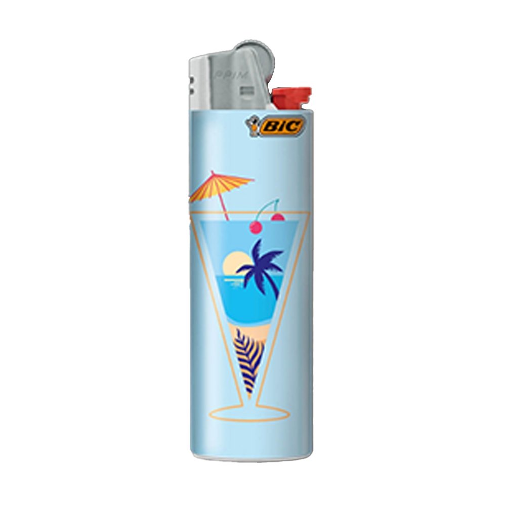 Isqueiro Bic Maxi Decorado Embalagem com 12 Unidades