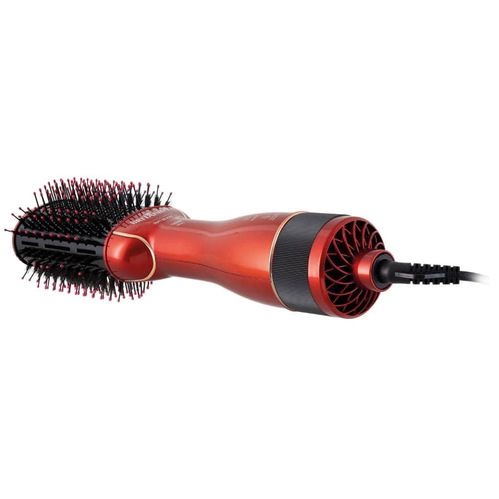 Escova Secadora Britânia BES12V, 3 em 1, 2 Velocidades, 3 Temperaturas, 1300W, Vermelho, Bivolt