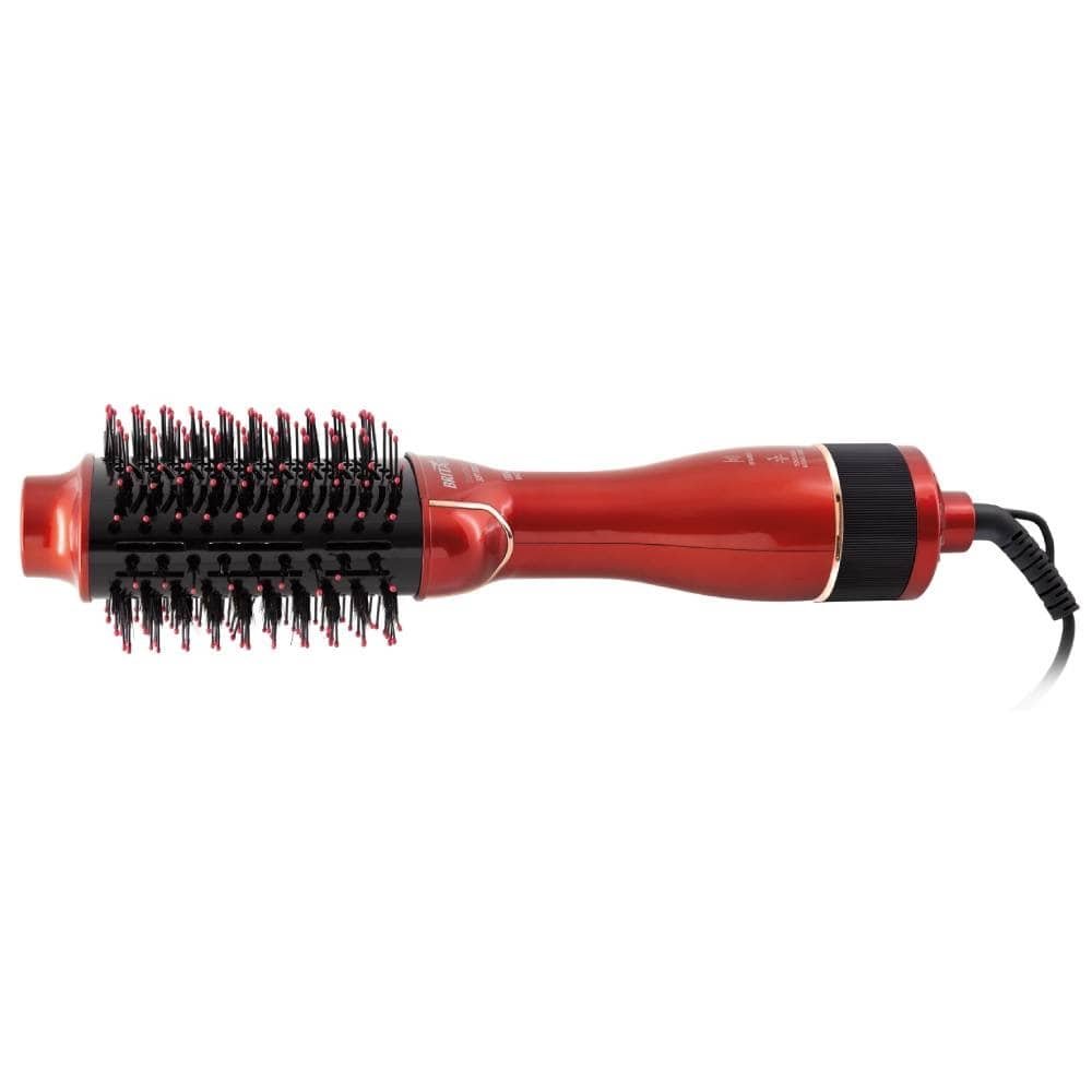 Escova Secadora Britânia BES12V, 3 em 1, 2 Velocidades, 3 Temperaturas, 1300W, Vermelho, Bivolt