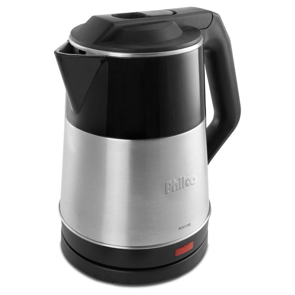 Chaleira Elétrica Philco PCH13PI, 1,9 Litros, Preto/Inox, 220V