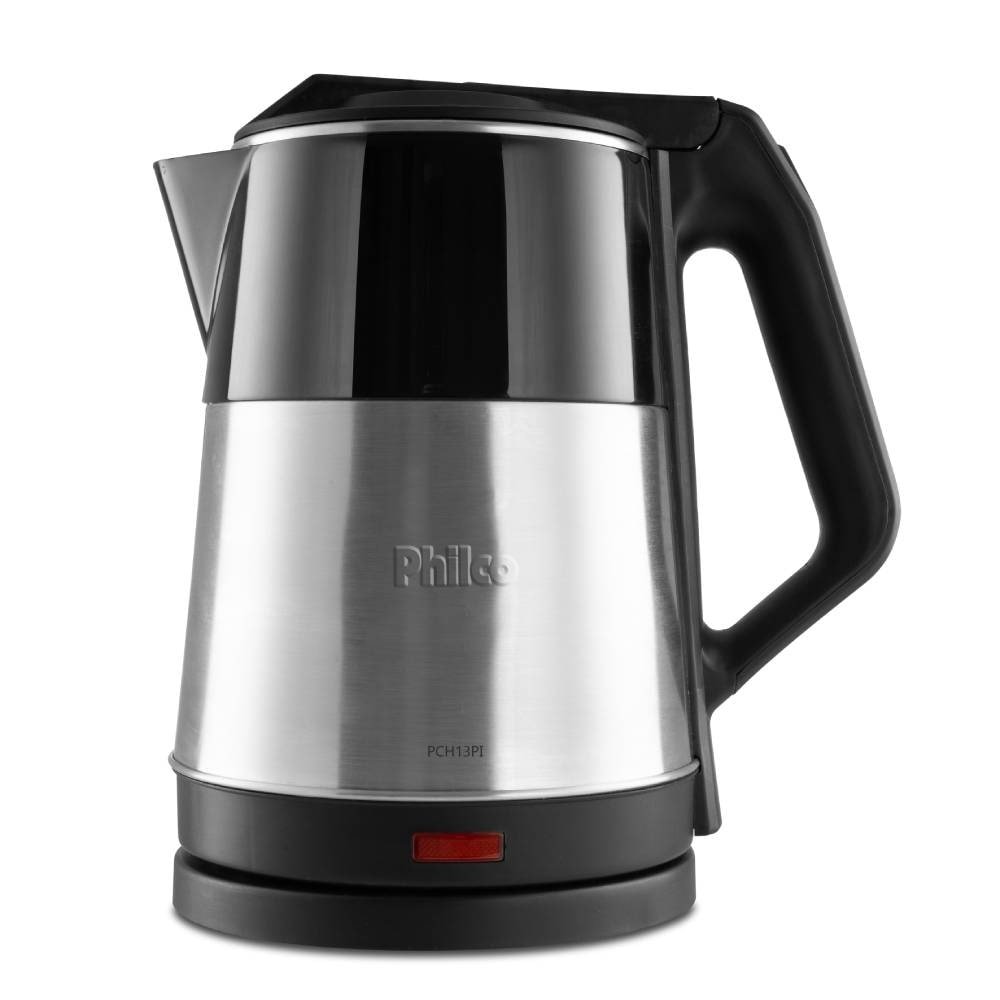 Chaleira Elétrica Philco PCH13PI, 1,9 Litros, Preto/Inox, 220V