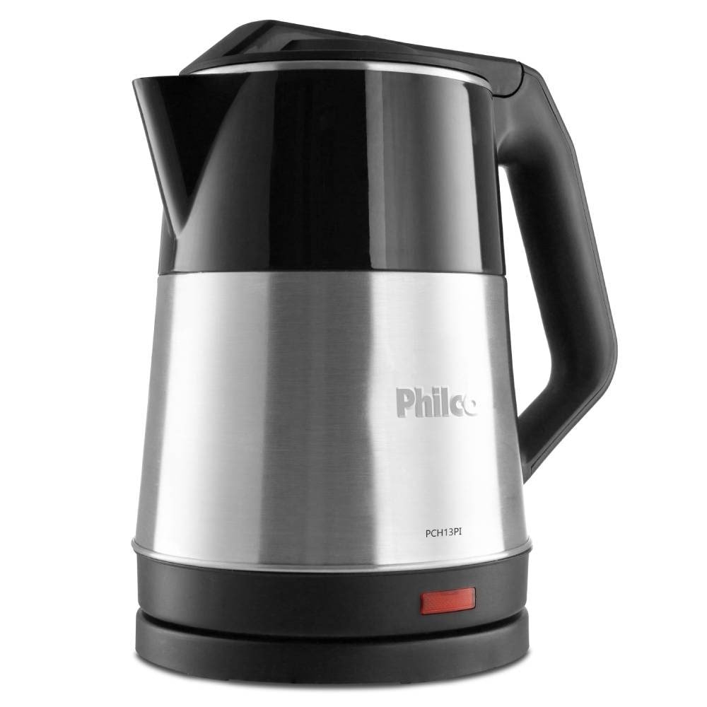 Chaleira Elétrica Philco PCH13PI, 1,9 Litros, Preto/Inox, 220V