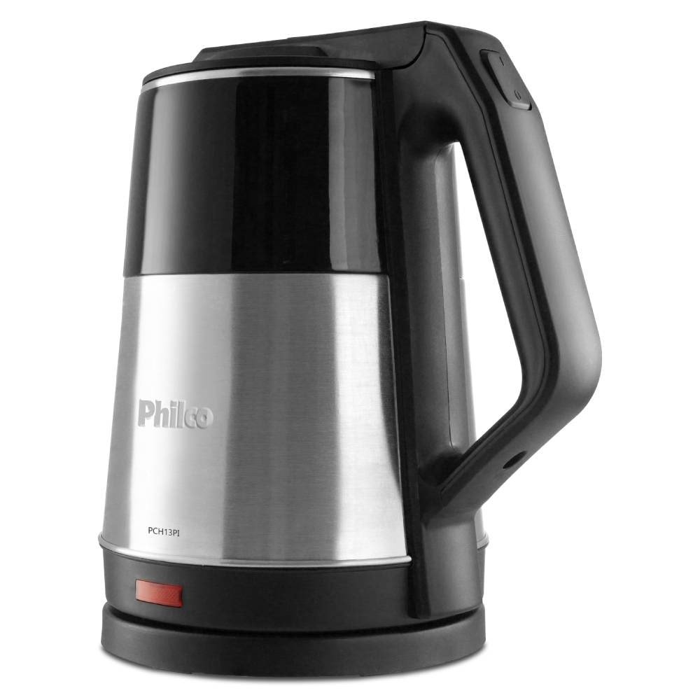 Chaleira Elétrica Philco PCH13PI, 1,9 Litros, Preto/Inox, 220V