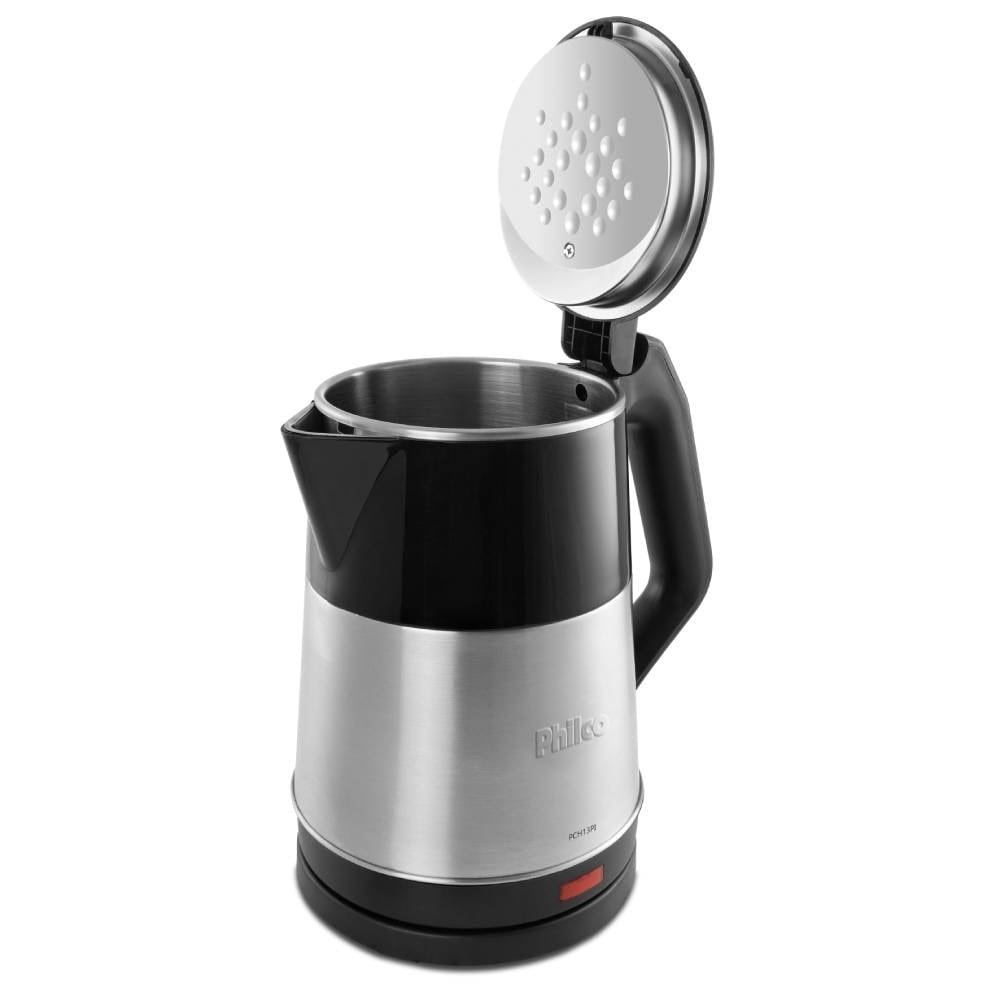 Chaleira Elétrica Philco PCH13PI, 1,9 Litros, Preto/Inox, 220V