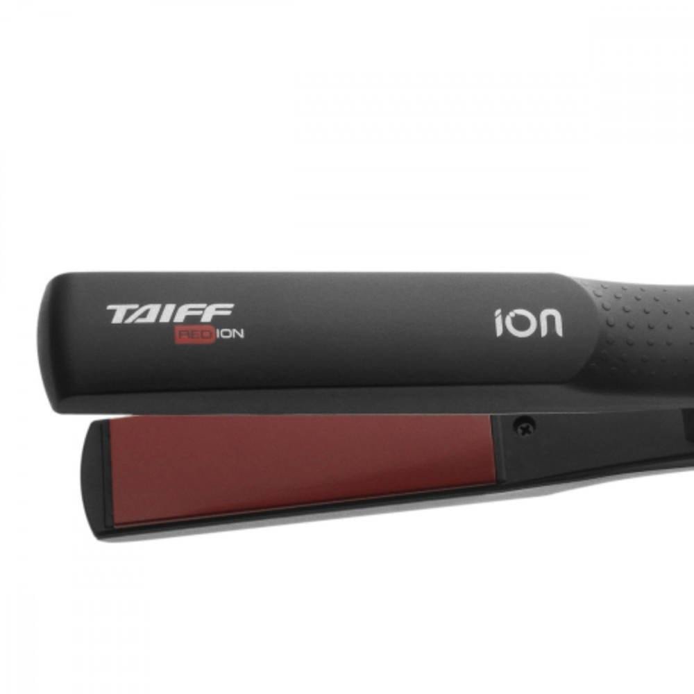 Chapa Alisadora Taiff Elegance Red Íon, Cerâmica, 200°C, Preta, Bivolt