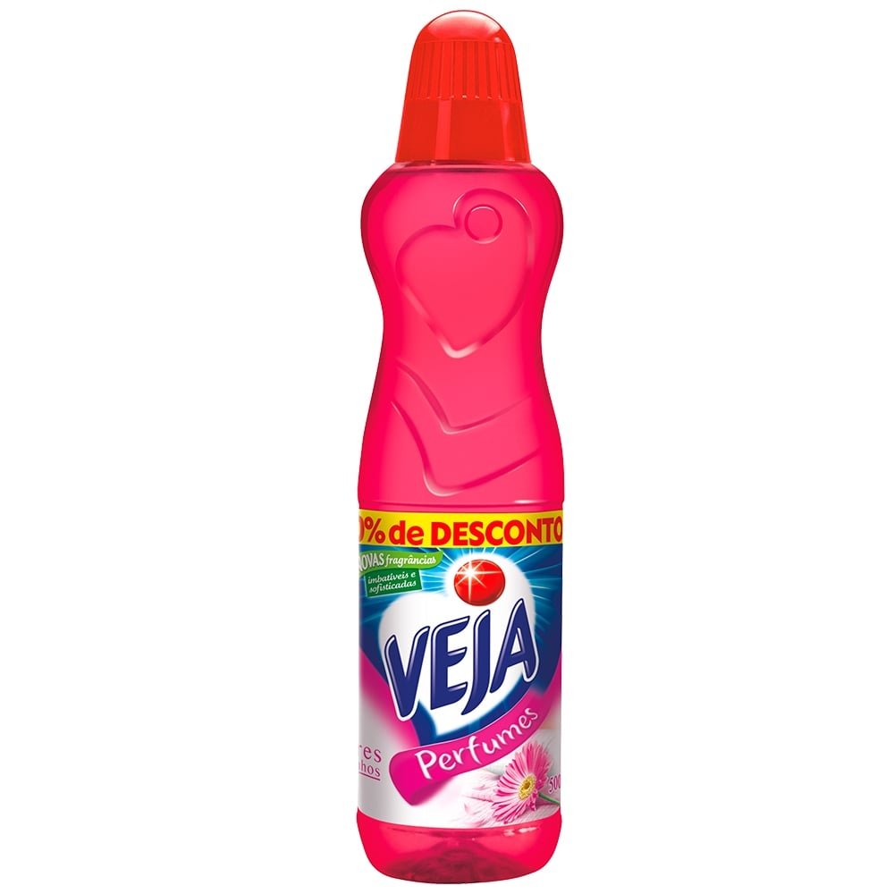 Veja Limpador Perfumado Sensacoes Flor E Sonhos 24X500Ml Gratis 50ml