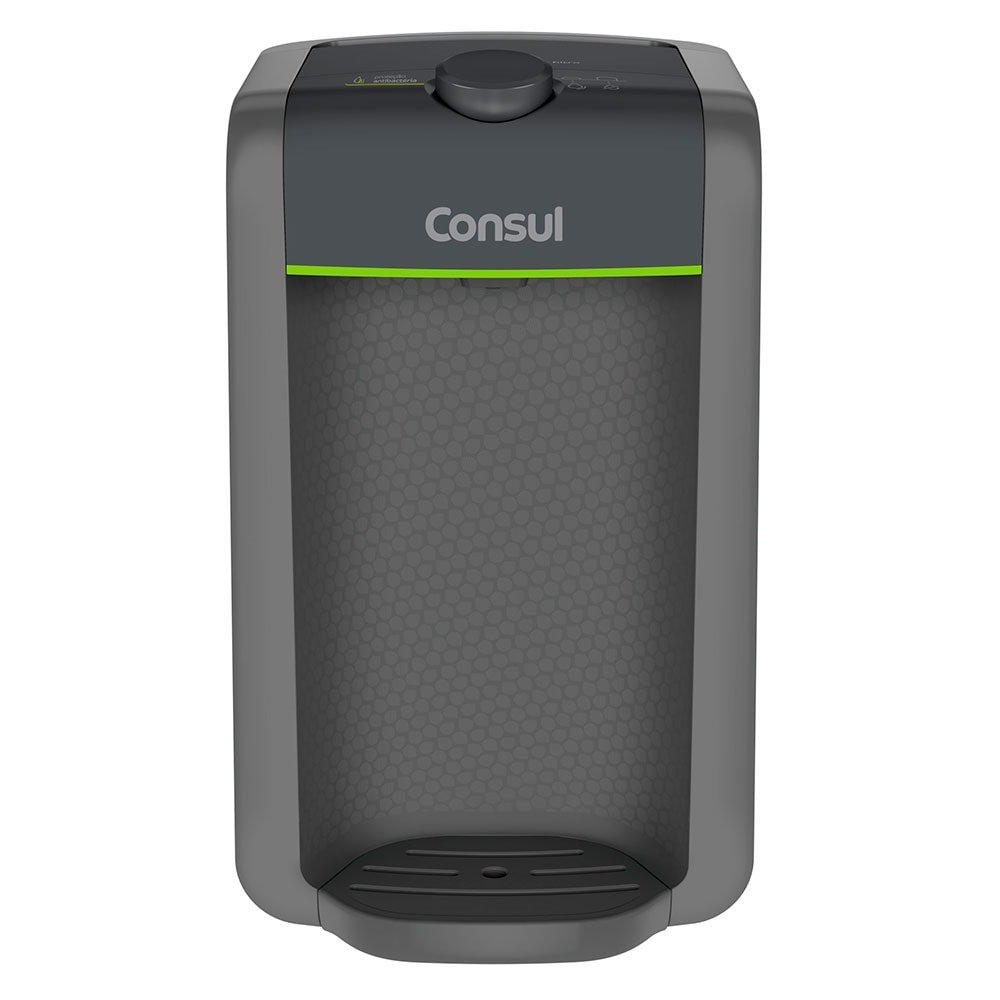 Purificador de água Consul CPC31AFONA Compacto com Filtragem Classe A, Cinza