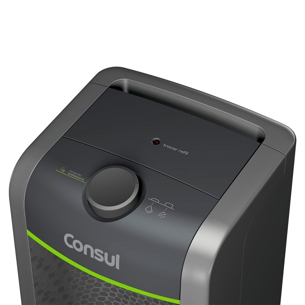 Purificador de água Consul CPC31AFONA Compacto com Filtragem Classe A, Cinza