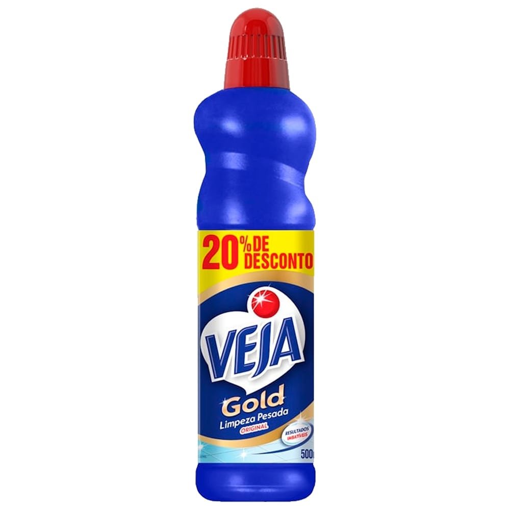 Veja Limpeza Pesada Original 500ml - Embalagem com 24 Unidades