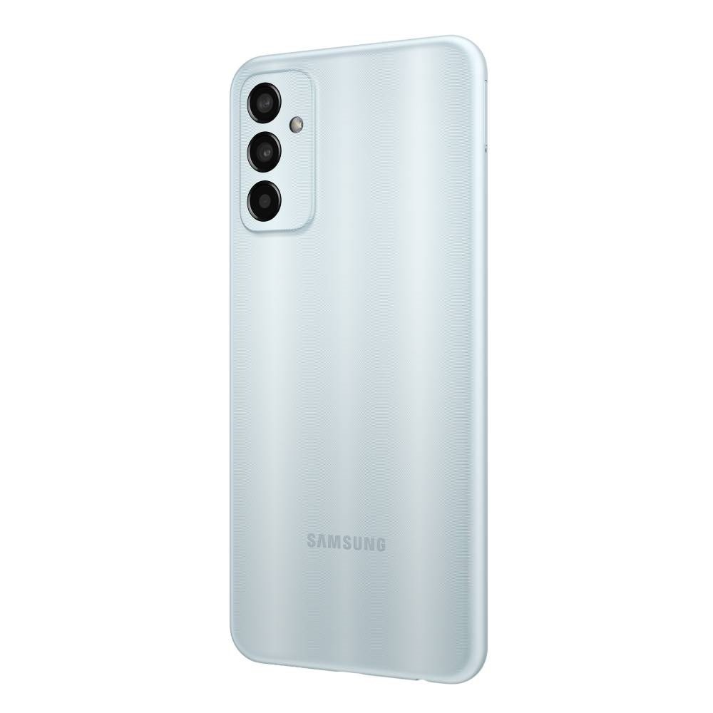 Smartphone Samsung Galaxy M13 Azul, Tela 6.6", 4G+Wi-Fi, And. 12, Câm. Tras. 50+5+2MP, Frontal 8MP, 4GB RAM, 128GB