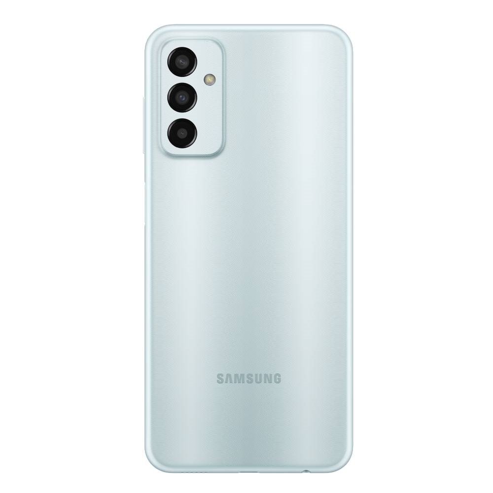Smartphone Samsung Galaxy M13 Azul, Tela 6.6", 4G+Wi-Fi, And. 12, Câm. Tras. 50+5+2MP, Frontal 8MP, 4GB RAM, 128GB