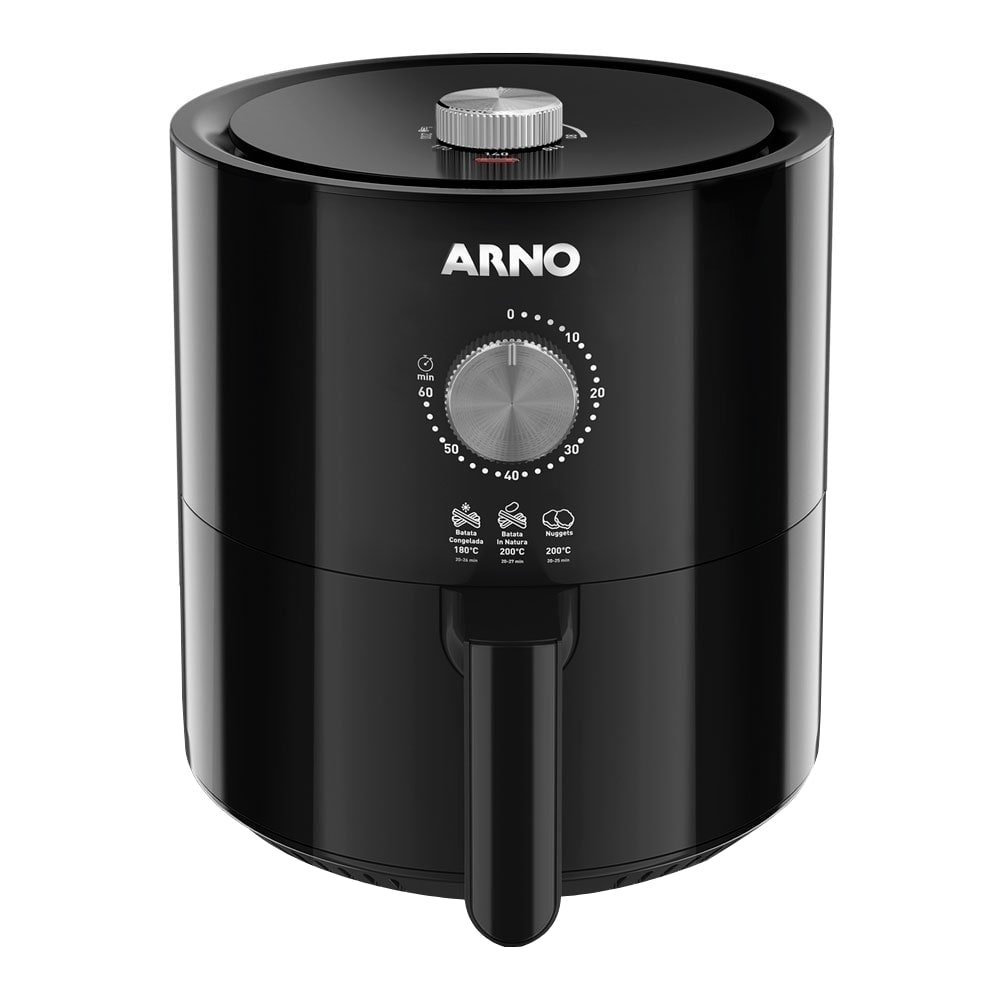 Fritadeira Air Fryer Arno Ultra UFRP - 4,2 Litros, 1620W, Preto, 110V
