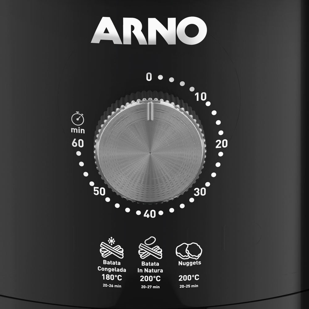 Fritadeira Air Fryer Arno Ultra UFRP - 4,2 Litros, 1620W, Preto, 110V