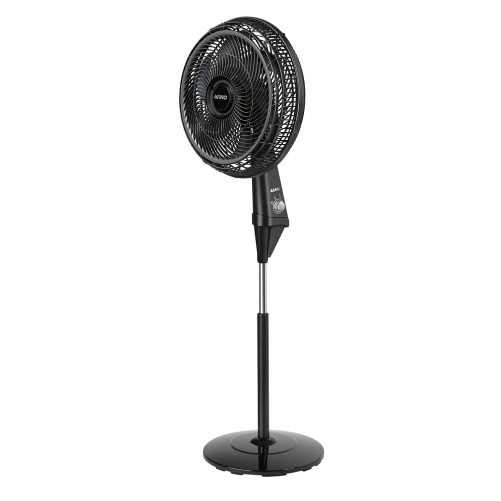 Ventilador de Coluna Arno VFC4 Turbo Force, 40cm, 6 Pás, Preto, 110V